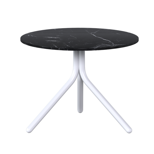 White Poseidon Side Table